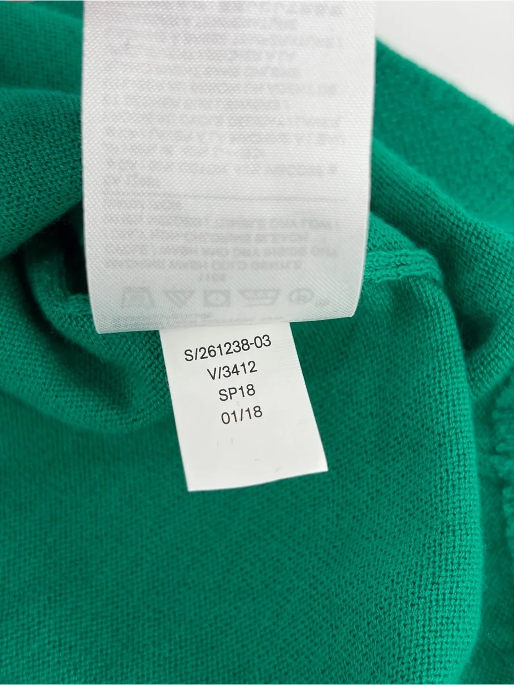 Banana Republic Green Crew Sweater Women's Size Medium‎ NWT
